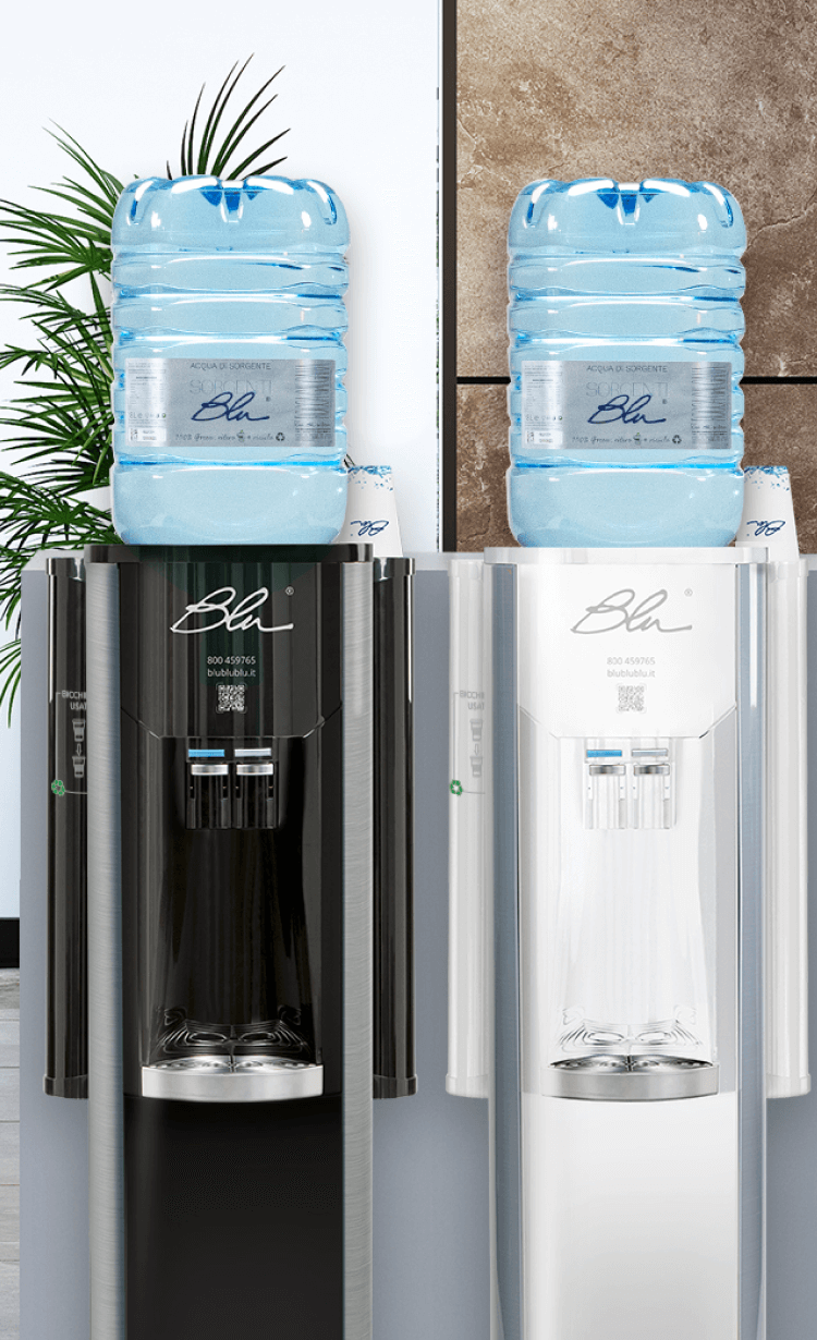 Distributore d'acqua di osmosi fredda e calda per ufficio